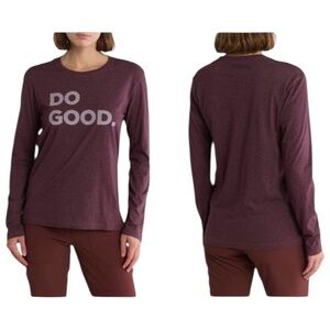 NWT Cotopaxi Do Good Organic Long Sleeve Purple T-Shirt Size XS